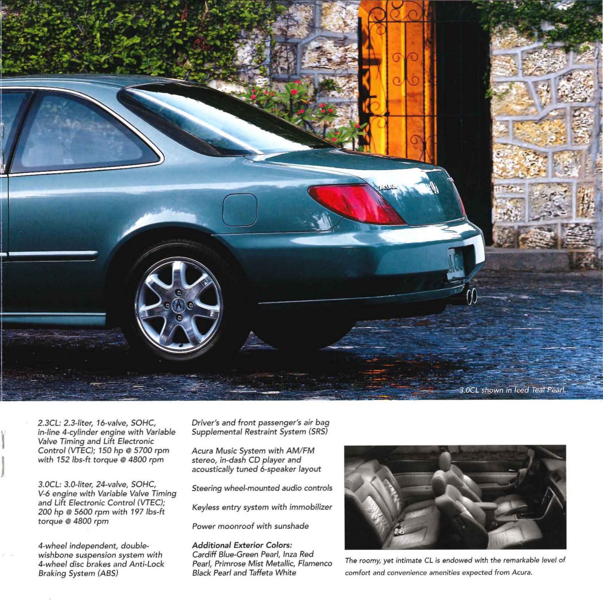 1998 Acura Brochure Page 1
